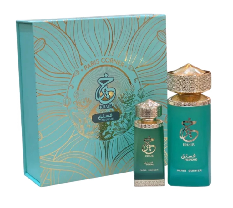 Paris Corner Paris Corner Khair Pistachio EDP 100 ml + parfémový olej 25 ml